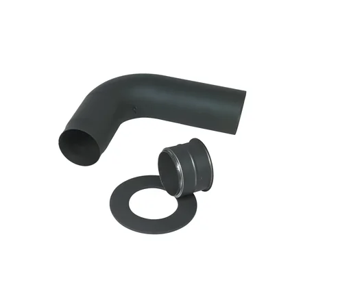 "Chimney pipe connection set 150 mm Fullform titanium image"