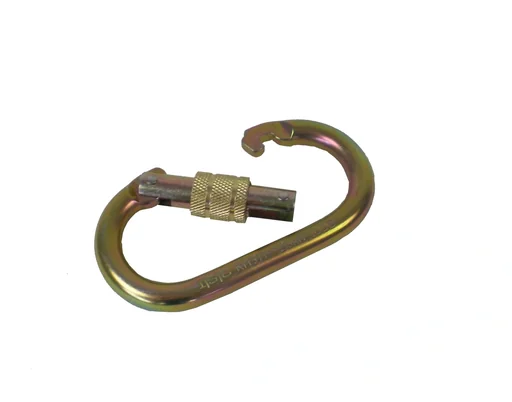 "Locking carabiner, oval, 10 mm image"