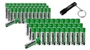 Zinc-carbon battery value set 69 pieces + FREE key light