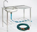 Multifunctional washbasin with hose set