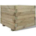 Planter raised square 50x50x40 cm wood