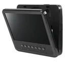 Portable DVD player with 7" LCD screen + second screen