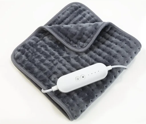 "Electric heating mat / blanket with 4 heating levels, flannel fleece, 30 x 60 cm, 110 watts image"