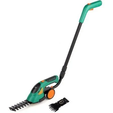 "Accu grass and shrub shears with handle and wheels - 85 cm - Includes battery and charger image"