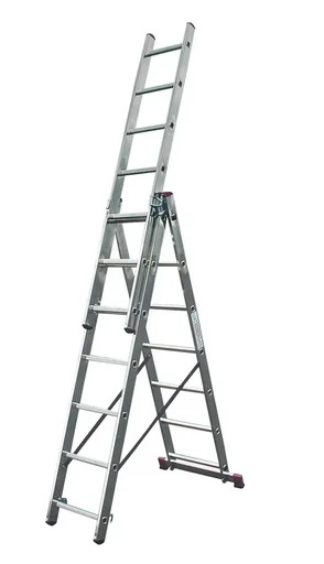 "CORDA multi-purpose ladder, 3 x 11 rungs image"