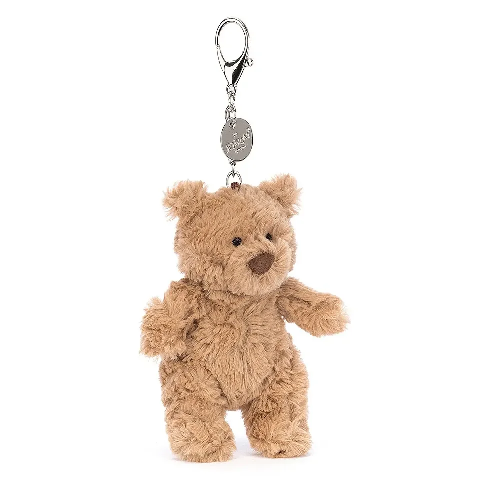 "Jellycat Bartholomew - Baby Keychain, Bear Bag Charm image"