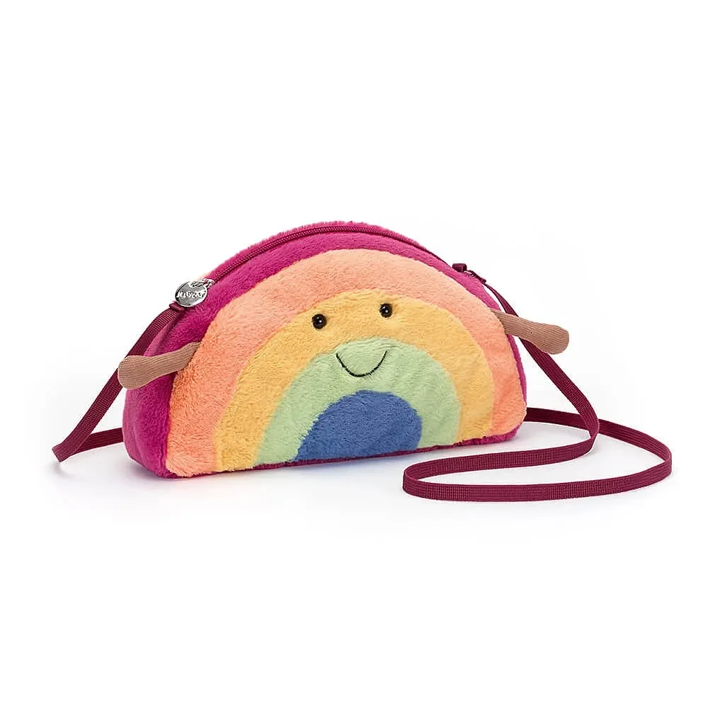 Jellycat Soft Toy, Baby Bag - Amuseable Rainbow