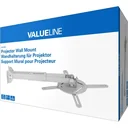 Wall mount for projector fully movable 10 kg silver