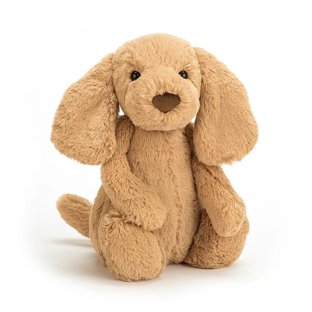 "Jellycat Soft Toy, Cuddly toy - Bashful Toffee Puppy, 31 x 12 cm image"