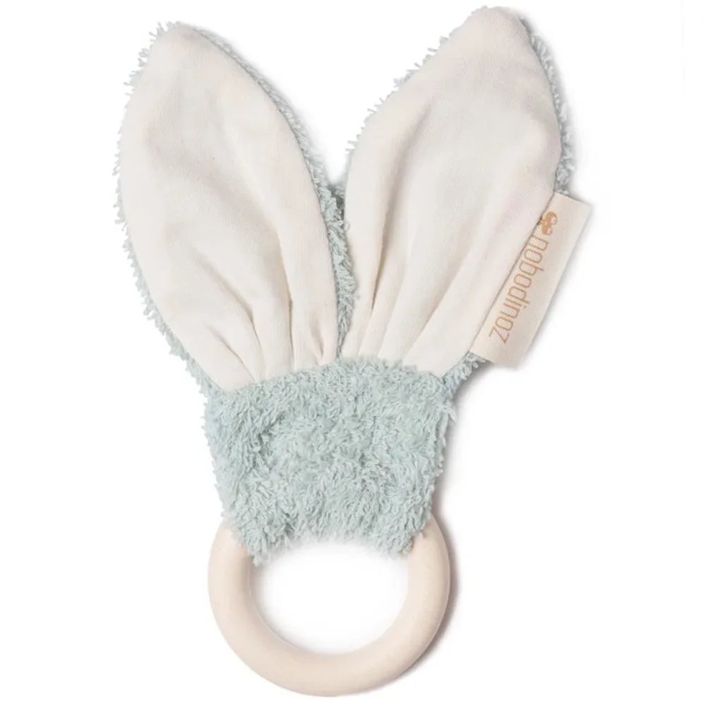 "Nobodinoz Baby Beissring bunnies aqua image"