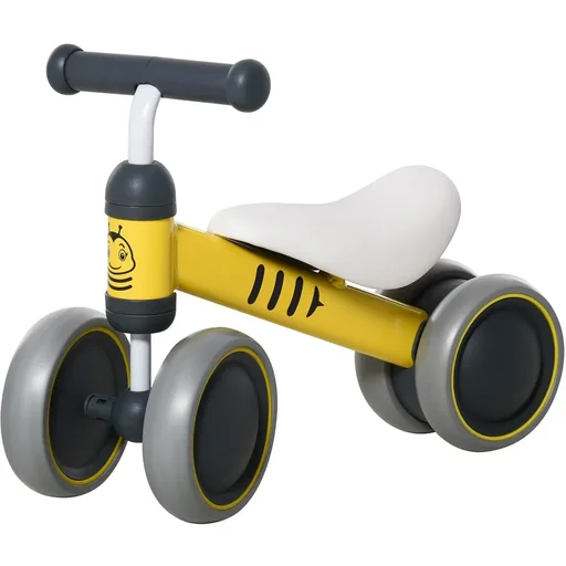 "Children's balance bike yellow image"