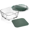 Glass bowl set, 3-piece