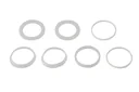 Siphon seal assortment, silicone, 1 1/2" x 40 mm, for sink, 7 pieces
