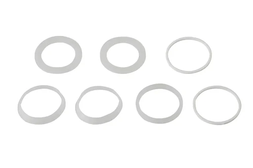 "Siphon seal assortment, silicone, 1 1/2" x 40 mm, for sink, 7 pieces image"