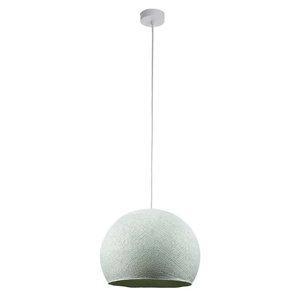 Cousin Paul pendant lamp dome large including the frame light blue