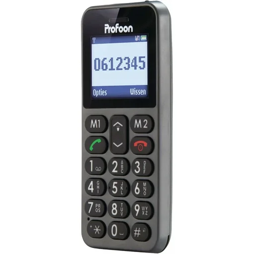 "Mobile phone 1.8" large button phone dark gray image"