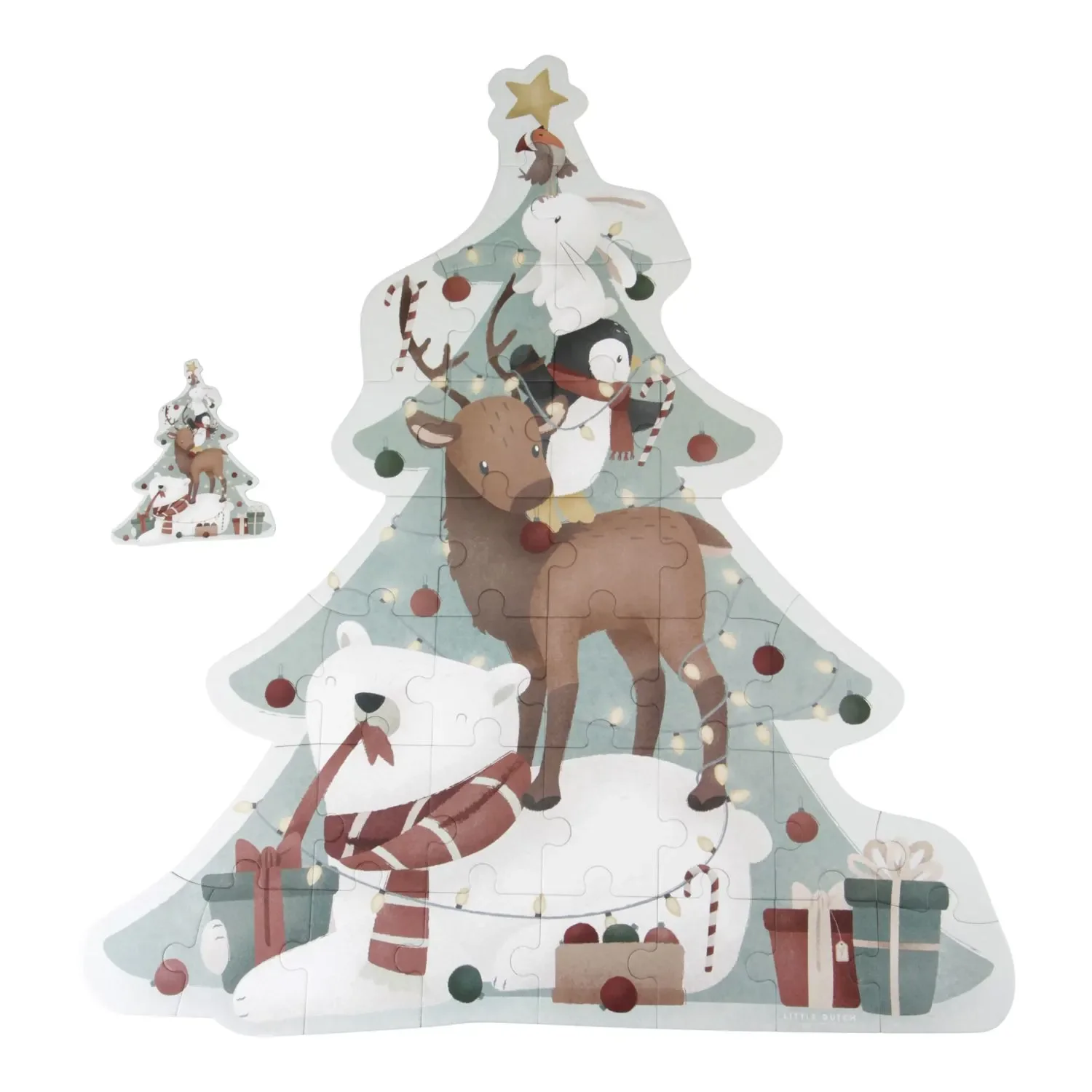 "Little Dutch Christmas puzzle XL image"