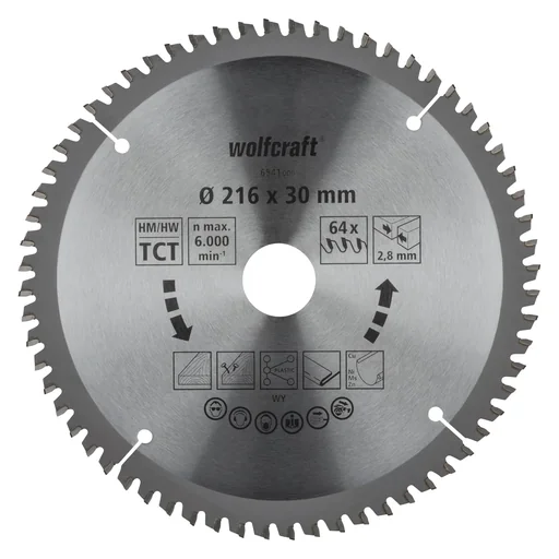 "HM-Sägeblatt 216 x 30 x 2.8 mm image"