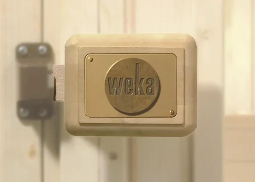 "Sauna door handle set for wooden door image"