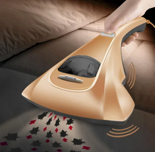 "Mite vacuum cleaner "Edition Rosegold" with UVC lamp image"