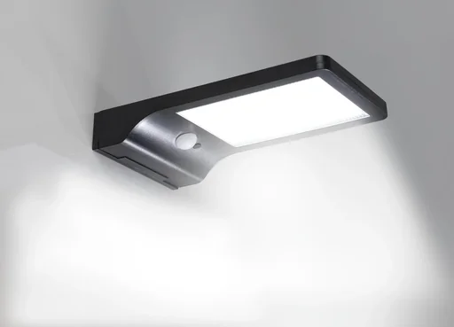 "Solar wall light 3W with motion detector image"