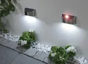 Set of 2 solar wall lights