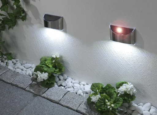"Set of 2 solar wall lights image"