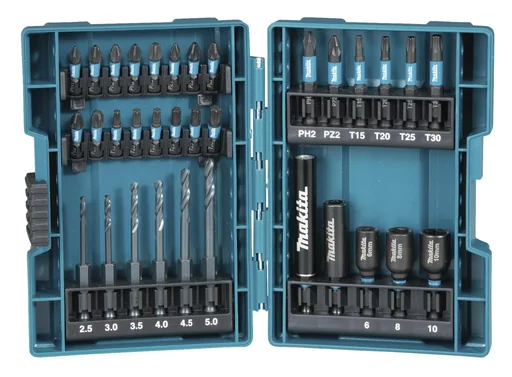 "Impact Black drill bit set 33 pieces image"