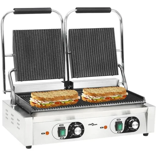 "Panini-Grill Doppelschlitz 3600 W 58x41x19 cm image"