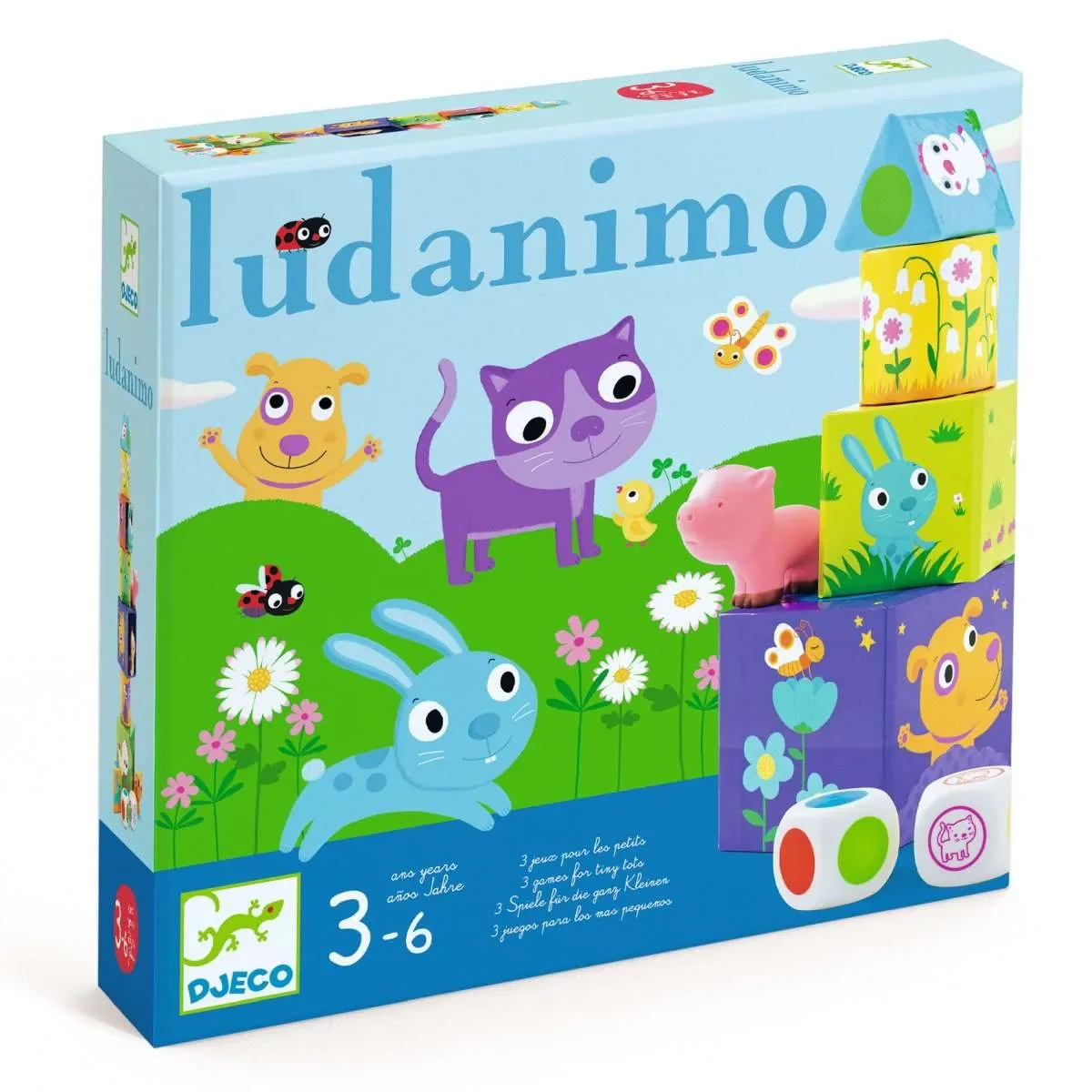 Djeco Ludanimo Memory and Balance Game