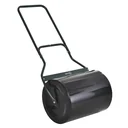 Lawn roller with U-handle black/green