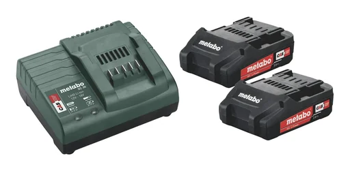 "Basic set 2 x Li-Ion 2.0 Ah 18 V, charger SC 30 image"