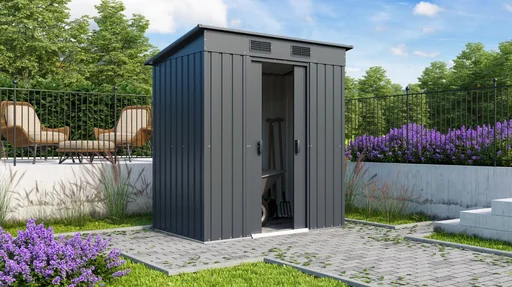 "Tool shed LEIPZIG II 64, matt anthracite image"