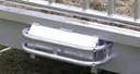 Three-point protective bar for square hay racks Profi and Compact
