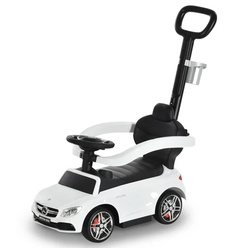 "Ride-on car with push and hold bar image"