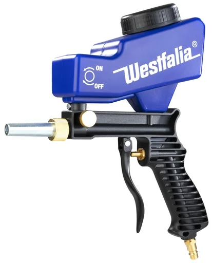 "Compressed air sandblasting gun image"