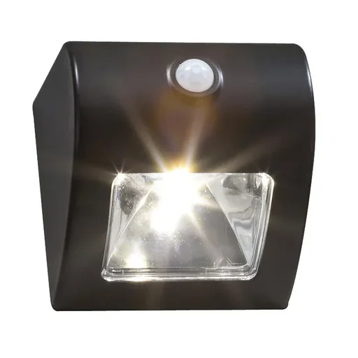 "Solar wall and fence light with motion detector image"