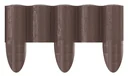 Garden palisade 2.4 m ECO brown