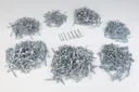 Rivet assortment, 1000 pieces, in various sizes, aluminum and steel rivets