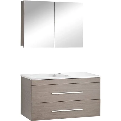 "Bathroom furniture Style 100cm - Gris Oak image"