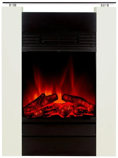 "Electric fireplace "Tessin weiss" image"