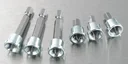 Screwdriver bit set 6-piece with depth stop for plasterboard