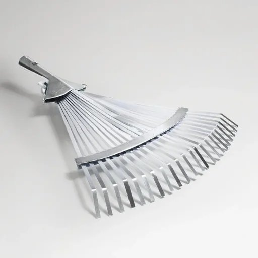 "Professional fan broom with handle nozzle - garden tool image"