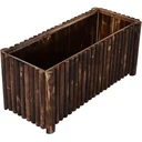 Raised bed L120 x W50 x H50cm planter vegetable bed wood