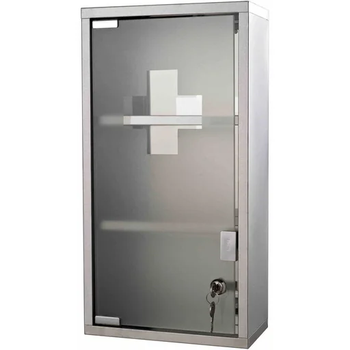 "Medicine cabinet medicine cabinet 3 compartments stainless steel image"