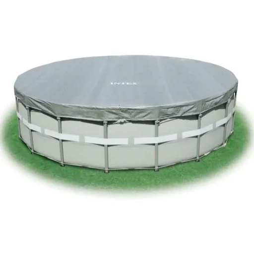 "Deluxe pool cover for frame-to-frame pools ø 549 cm image"