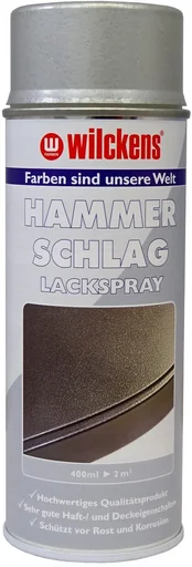 "Hammer finish spray paint silver, 400 ml image"