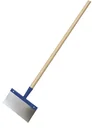 SIEGER shovel 300 mm, replaceable spring steel blade, blue powder-coated, beech long handle 120 cm