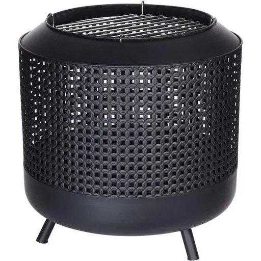 "Ambiance fire basket - Black - 50 cm - 51 cm image"