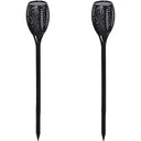 Solar light in a set of 2 black